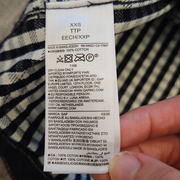 Women's Black and White Utility Jacket - Picture 15 of 16